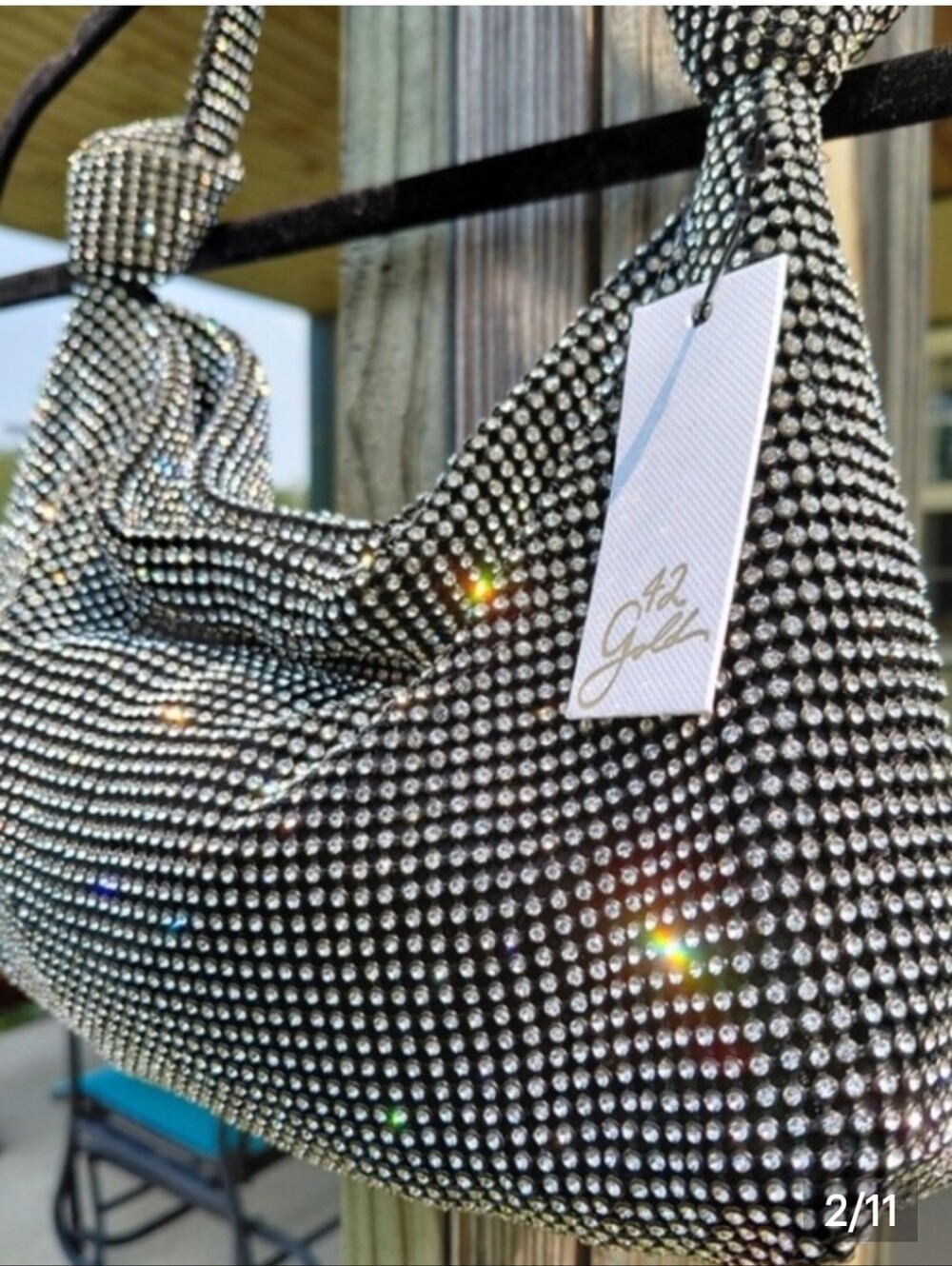 SILVER Rinestoned Beauty